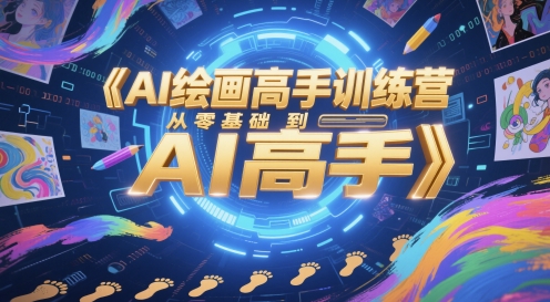 AI绘画高手训练营，从零基础到AI高手网赚项目-副业赚钱-互联网创业-资源整合小白搞钱网,分享免费网赚项目,网创资源,视频教程,网络资源的休闲小站