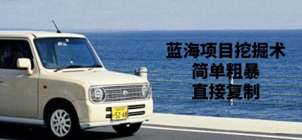 蓝海项目挖掘术，简单粗暴，直接复制网赚项目-副业赚钱-互联网创业-资源整合小白搞钱网,分享免费网赚项目,网创资源,视频教程,网络资源的休闲小站