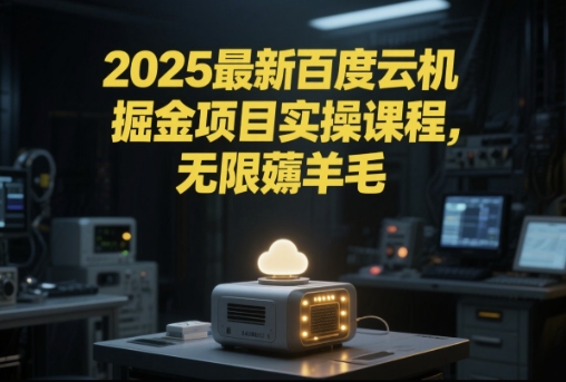 2025最新百度云机掘金项目实操课程单窗口保底5-10元月收益单窗口150+【揭秘】网赚项目-副业赚钱-互联网创业-资源整合小白搞钱网,分享免费网赚项目,网创资源,视频教程,网络资源的休闲小站
